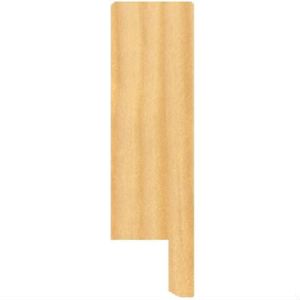 Grenen Rechte plint 15 x 54 mm