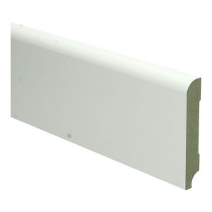 MDF Koloniale plint 15 x 90 mm wit voorgelakt RAL 9010