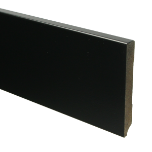 MDF Moderne plint 15 x 150 mm voorgelakt RAL 9005