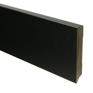 MDF Moderne plint 18 x 120 mm voorgelakt RAL 9005