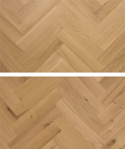 Visgraat Multiplank 7 x 49 cm Europees eiken, onbehandeld