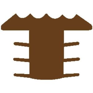 Trap antislipprofiel Bruin (infrezen)