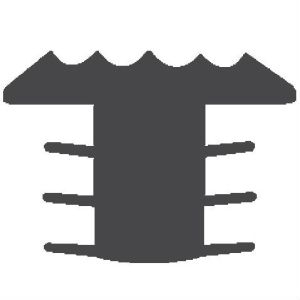 Trap antislipprofiel Grijs (infrezen)