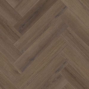 Floorlife YUP XL Greenford Herringbone Dryback Brown