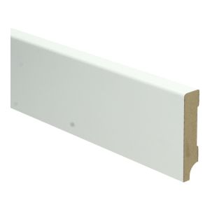 MDF Moderne plint 15 x 70 mm wit voorgelakt RAL 9010